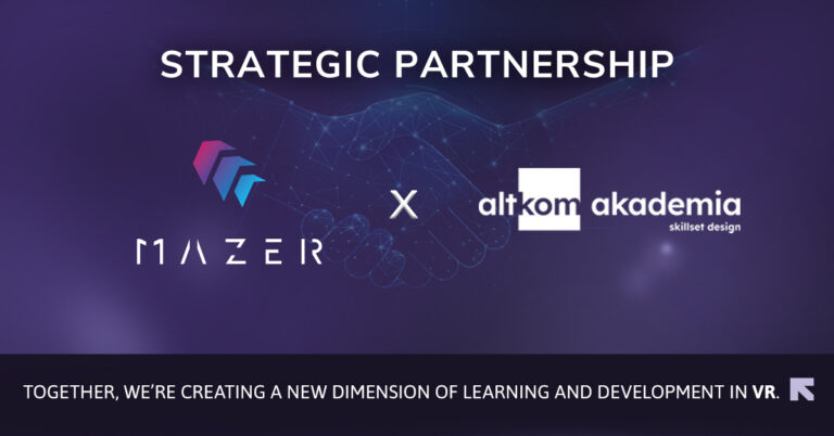 Altkom Akademia & Mazer Forge Strategic Partnership to Usher in a New Era of VR-Powered Training